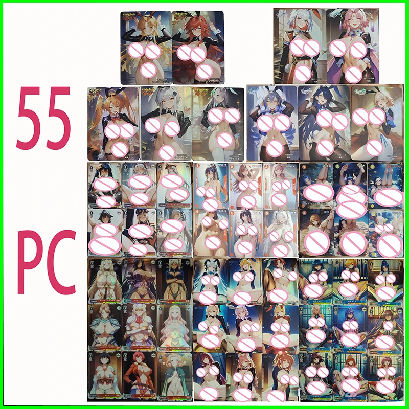 kf-S8cc0b7e31ccc4c929c7232aca7540f4cK Wife Cards Collectible Cards Boys Games Toys Table Games Birthday Gifts DIY Anime Rem Takagaki Kaede Sango Premium Flash Cards - Image 1