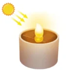 Solar Tealight Candles Waterproof Flickering LED Tea Lights Dusk To Dawn Flameless Solar Candles For Camping Home Bars Cafe Shop - Image 2