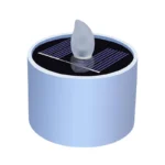 Solar Tealight Candles Waterproof Flickering LED Tea Lights Dusk To Dawn Flameless Solar Candles For Camping Home Bars Cafe Shop