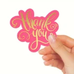 50pcs Thank You Cards For Small Businesses Owners, Pink Mini Business Thank You Cards, for Online Retailers with Insert Notes - Image 3