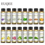 EUQEE 10ml Natural Plant Essential Oil with Dropper For Diffuser Humidifier Lavender Jasmine Eucalyptus Vanilla Essential Oils