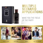 Bharara King Men's Eau de Parfum 3.4oz (100ml) - Refreshing Citrus & Musk Scent Long-Lasting Formaldehyde-Free Fragrance - Image 4