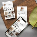 Custom Business Card Thank You Postcard Print Personalized Brand LOGO Design Baby Shower Wedding Invitation Menu Decoration DIY - Image 4