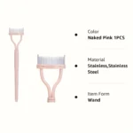 Curved Eyelash Brush Tool - Eyelash Separator and Styling Accessory, Precision Comb Curved Eyelash Brush Eyelash Grooming Tool f - Image 3