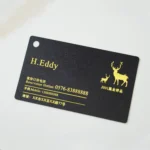 Customized logo,Gold foil business card,name cards,gold card,hot stamping logo,Printed cards,thank you card,300g - Image 4