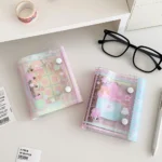 M5 Cute Loose Leaf Binder Cover with 60 Sheets Notebook Cover Journal Sketchbook Accessories Diary Office Supplies - Image 3