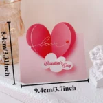 Personalized Love Note Cards - Valentine's Day & Qixi Festival Romantic Message Cards for Couples Flower Matching Gifts - Image 5