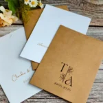 Customized Invitation Envelope, Personalized Wedding Card Holder, Blank Pocket Envelop 50 Sets - Image 2