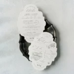 Custom Elegant Wedding Invitation Personalized Card Design Print Save The Date Announcement Modern Menu Postcard Party Supplies