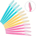 Razor Set Eyebrow Multipurpose Face Razors For Women and Men Dermaplaning Tool Easy To Use Cutter Shaver Blades Makeup Tools