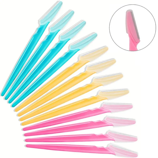 Razor Set Eyebrow Multipurpose Face Razors For Women and Men Dermaplaning Tool Easy To Use Cutter Shaver Blades Makeup Tools