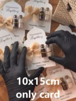 Custom Gift Card Bridal Shower Henna Night Invitation Welcome Wedding Party Supplies Table Guest Souvenir Personalized Name DIY - Image 4