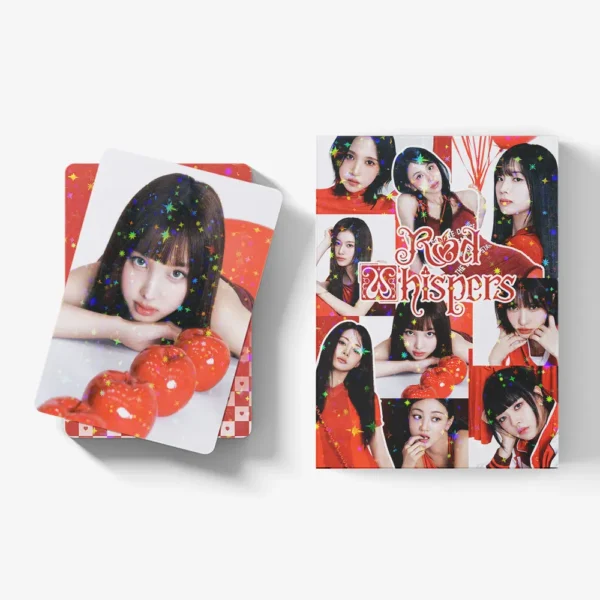 45pcs/set TW 2026 SEASON'S GREETINGS RED WHISPERS lomo Star Photocards Photo Lomo Cards Fans Collection Printed Cards
