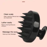 Silicone Head Scalp Massage Comb Hair Washing Brush Soft Scalp Massager for Hair Growth Shampoo Brush Shower Comb Hair Care - Image 3