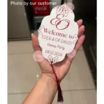 Custom Henna Day Card Night Party Invitation Muslim Wedding Supplies Engagement Decoration Greeting Personalized Name Print DIY - Image 5