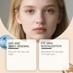 Day Night Skincare Set Firming Moisturizing & Skin Barrier Repair Cream Tightening Brighten Face Scrub Nourishing Eye Care Combo - Image 4