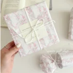 10/20pcs Pink floral tissue paper Girl's heart gift wrapping paper holiday birthday gift decorative paper Flower wrapping paper - Image 4