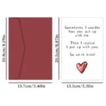 1PC Funny Wedding Anniversary Card,Birthday Cards For Him,Her,Witty Card For Husband,Banter Card For Wife Anniversary Card - Image 2