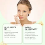 Korean Skincare Set Shrink Pores Fade Fine Lines Face Serum Remove Dark Circles Firming Eye Cream Facial Moisturizing Lotion Set - Image 4