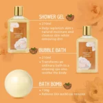 17-Piece Vanilla Bath & Body Gift Set for Women - Spa Basket with Luxurious Essentials, Perfect for Holidays and Self-Care - Image 4