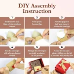 30/60pcs Mini Love Letter Set With Heart Stickers Love Notes Cards For Weddings Valentine's Day Romantic Gifts For Couple - Image 6