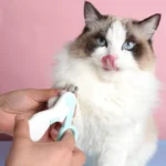 LED Light Cat Dog Nail Clipper Cutter Professional Pet Claw Trimmer with Safety Lock Puppy Kitten Animals Care Grooming Tool Kit