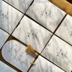 Custom made velvet Wedding Invitation Card Business Wedding Birthday Graduation Card With envelope - Image 3