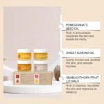 Day Night Skincare Set Firming Moisturizing & Skin Barrier Repair Cream Tightening Brighten Face Scrub Nourishing Eye Care Combo - Image 5