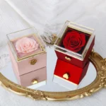 Surprise Instant Flip necklace Box gift Valentine's Day Birthday Anniversary Mother's Day Rose Box proposal artifact - Image 2