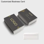 100PCS Customized Business Card Full Color Double-sided Printing Business Card 300GMG Kraft Paper Card Support Customization
