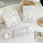 10/20pcs Pink floral tissue paper Girl's heart gift wrapping paper holiday birthday gift decorative paper Flower wrapping paper