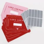 20Pcs Scratch Valentines Day Card Love Coupons Love Note Scratch Off Cards Valentine'S Day Anniversary Greeting Card DIY Gifts - Image 2