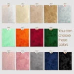 Custom made velvet Wedding Invitation Card Business Wedding Birthday Graduation Card With envelope - Image 2