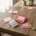 10pcs DIY Valentine's Day Scratch-off Card Red Heart Pattern Love Coupon Paper Rectangular Anniversary Game Tickets - Image 4