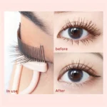 Curved Eyelash Brush Tool - Eyelash Separator and Styling Accessory, Precision Comb Curved Eyelash Brush Eyelash Grooming Tool f - Image 5