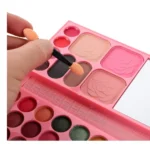 33 Colors Eye Shadow Powder Blush Lipstick Lasting Cosmetics Makeup Set with Mirror For Beginner Kids Travel Portable Palette - Image 3