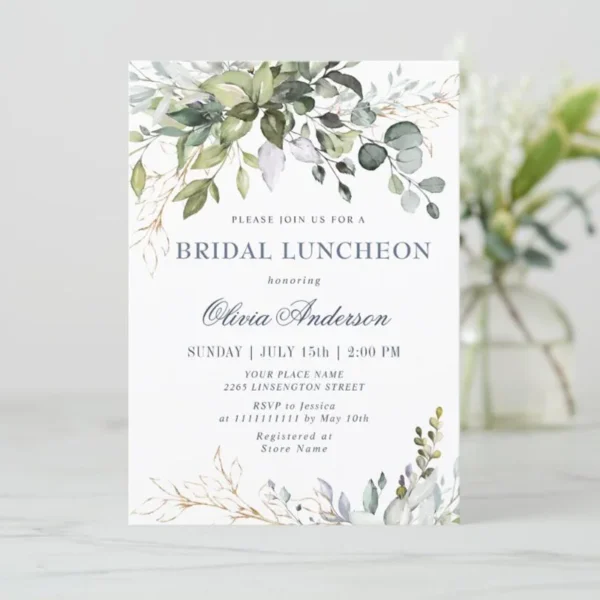 Personalized Paper Wedding Invitations Cards Customize Bridal Shower Invitation Sunflower Watercolor Wedding Invitations