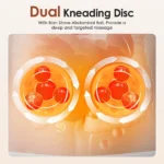 Electric Abdominal Massager Bian Stone Heat Therapy Fat Burner Anti-Cellulite Belly Shaking Remover Waist Kneading Heating Pad - Image 3