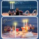 160-12Pcs LED Taper Candle with Flickering Flame Flameless Battery Operated Candles for Wedding Valentine Dinner Decoration - Image 3