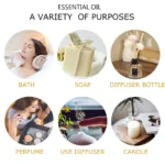 PHATOIL 15pcs Essential Oils Set for Diffuser Humidifier Candles Making-5ml Lavender Vanilla Peppermint Rosemary Aroma Oil - Image 5