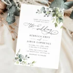 20pcs Custom Wedding Invitations Personalized, Bohemia Invitation Cards Wedding, Customizable Wedding Invitation for Country - Image 5