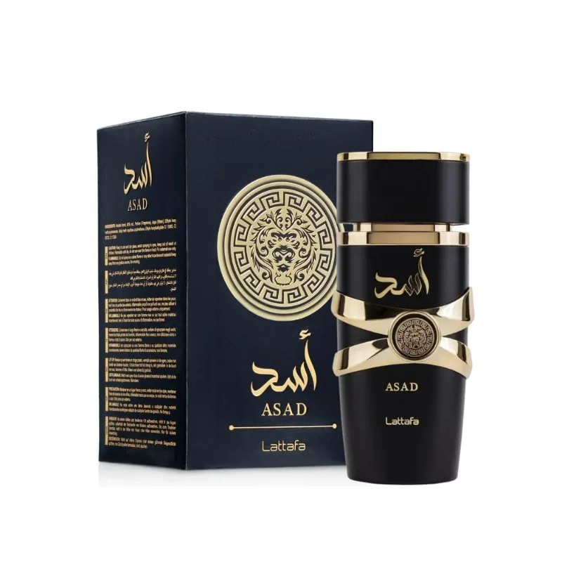 kf-Sbf19d628d117493a8b79d5f65ad51f4bo Lattafa Perfumes Asad for Unisex Eau de Parfum Spray, 3.4 Ounce - Image 1