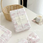 10/20pcs Pink floral tissue paper Girl's heart gift wrapping paper holiday birthday gift decorative paper Flower wrapping paper - Image 2
