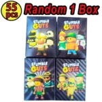 55Pcs/Box Stumble Guys Cards Anime Board Game Gold Silver Foil Shiny Collection Flash Figure Trading Card Birthday Xmas Kid Gift - Image 6