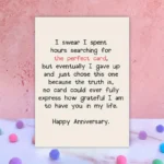 1pc, Happy anniversary card, funny anniversary congratulation card, creative wedding anniversary card for friend family couple - Image 6