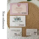 Custom Cards Thank You Cards Custom Business Card Packaging For Small Businesses Wedding invitations Postcards Personalized logo - Image 3