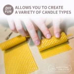10pcs Natural Beeswax Candles Handmade No Additives Luxury High-end Candles For Candlelight Dinner Wedding Ceremony - Image 5