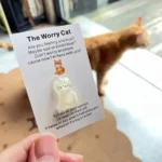 1pcs Inspirational Pocket Hug Card With Fun Emotional Support Cat - Perfect For Anyone In Need Of Encouragement | Ideal Gift For - Image 2