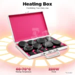 Professional Hot Stone Massage Kit with Heater, 20pcs Natural Volcanic Basalt Stones for Muscle Pain Relief, Home Spa Therapy