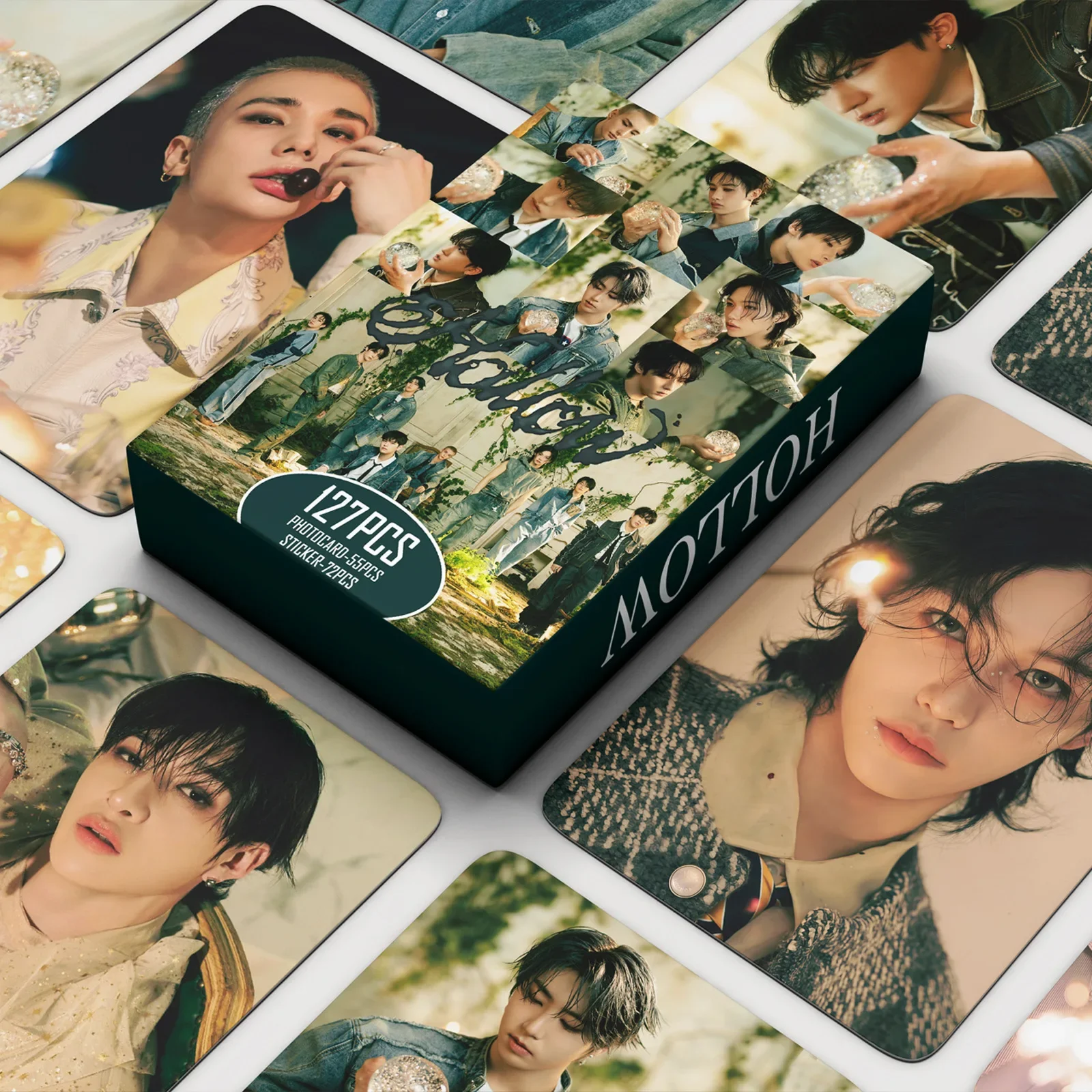 kf-Sca2a4ba1aad346998d727e00aa0c3fe8a New 127PCS Kpop SKZ Boy Stickers Photocard HOLLOW New Album Korean Star Lomo Cards Photo Print Card Set Fans Collection Postcard - Image 1
